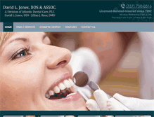 Tablet Screenshot of dentist-virginiabeach.com